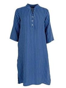 BLACK COLOUR KJOLE, MELINA BLUE STRIPE