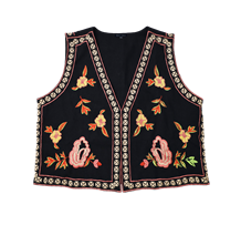 BLACK COLOUR VEST, LULU BLACK