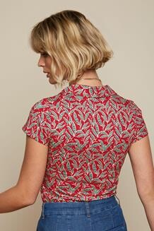 KING LOUIE BLUSE, PEREIRA CHILI RED