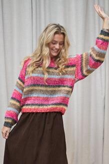 BLACK COLOUR STRIK, MILLY RED MULTI