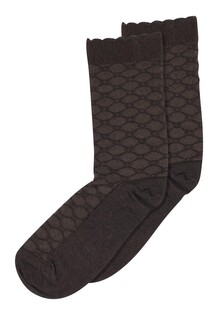 MP STRØMPER, 59544 541 ULD BRUN