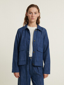BASIC APPAREL JAKKE, JEN SHORT MID BLUE