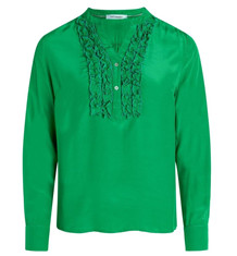 CO' COUTURE SKJORTE, CALLUM FRILL GREEN