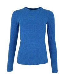 BLACK COLOUR T-SHIRT, PAYTON L/S STRIPED BLUE