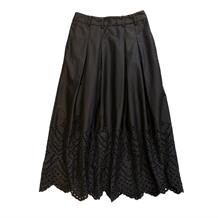 CO' COUTURE NEDERDEL, POPPY ANGLAISE BLACK