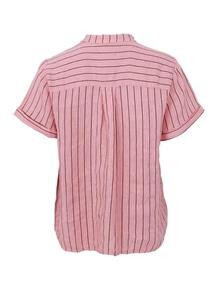 BLACK COLOUR BLUSE, ROSE STRIPE