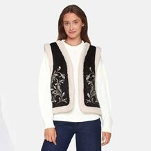 SISTERS POINT VEST, DEBEA BLACK/CREME