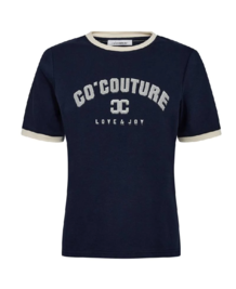 CO' COUTURE T-SHIRT, EDGE NAVY