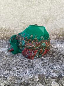 WAUW TØRKLÆDE, PAISLEY SILK GREEN