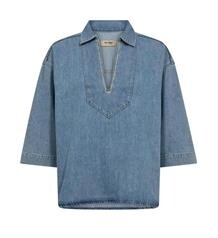 MOS MOSH DENIM SKJORTE, MERLA DECO