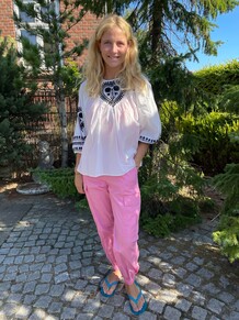 GOSSIA BLUSE, HAZELGO OFF WHITE