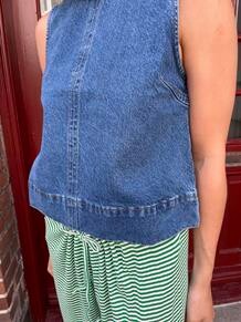 GLOBAL F TOP, RIHNE-G VINTAGE BLUE WASH