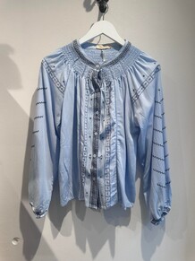 LECOCO SKJORTE, 35079 SMOOTH BLUE