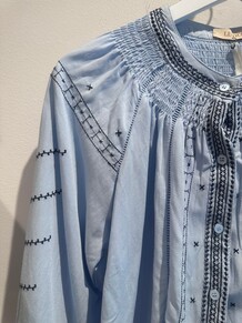 LECOCO SKJORTE, 35079 SMOOTH BLUE