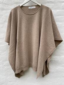 MATHLAU PONCHO, 404 BEIGE