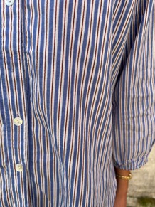WAUW SKJORTE, SKALL BLUE STRIPE