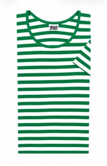 NØRGAARD PÅ STRØGET T-SHIRT, K/Æ GREEN/ECRU