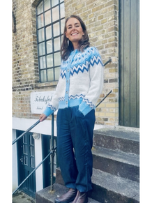 GOSSIA CARDIGAN, SOLE BLUE MIX