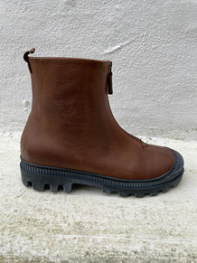 LOFINA STØVLE, ZIPPER GASOLINE CARAMELLO