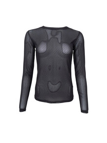 BLACK COLOUR BLUSE, JESSIE MESH BLACK