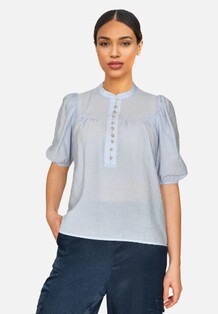LOVE & DIVINE SKJORTE, LOVE 945 L. BLUE