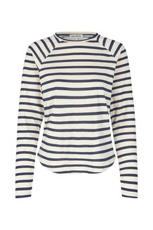 LOLLYS LAUNDRY T-SHIRT, LIVA BLUE