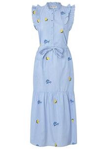 LOLLYS LAUNDRY KJOLE, HARRIE MAXI LIGHT BLUE