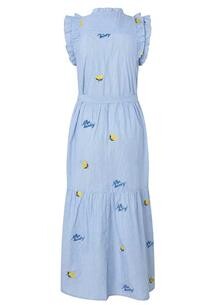 LOLLYS LAUNDRY KJOLE, HARRIE MAXI LIGHT BLUE