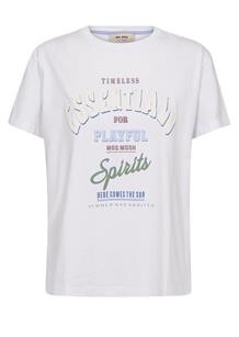 MOS MOSH T-SHIRT, RAFT WHITE