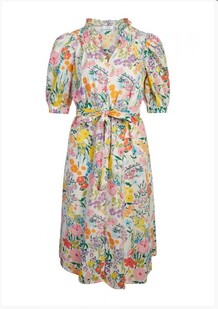 LOVE & DIVINE KJOLE, LOVE627-4 MULTI FLOWER