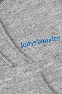 LOLLYS LAUNDRY HOODIE, NOOSA GREY MELANGE