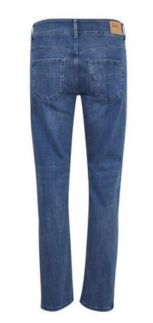 MY ESSENTIAL WARDROBE JEANS, THE REGITZE HIGH STRAIGHT MEDIUM BLUE