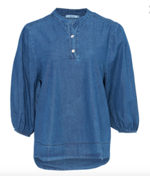 NOELLA SKJORTE, WAKKA BLUE DENIM