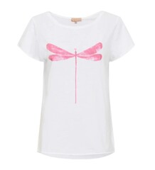 MARTA T-SHIRT, 0301 SS G WHITE/FUXIA