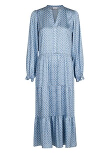 NEO NOIR KJOLE, LAYLI SQUARE LIGHT BLUE