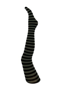 BLACK COLOUR STRØMPEBUKS, RIGA STRIPED ARMY