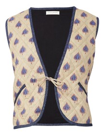 MAISON HOTEL VEST, LULU GILET DARK BLUE