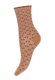 MP STRØMPER, 77670-858 BEA GLITTER TAWNY BROWN