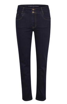 MY ESSENTIAL WARDROBE JEANS, REGITZE HIGH STRAIGHT DARK BLUE WASH