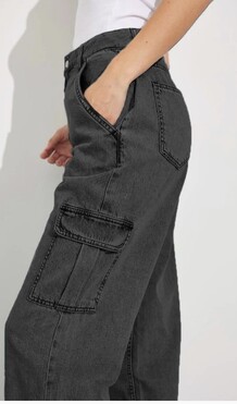 GLOBAL FUNK JEANS, NELLIEA MEDIUM GREY 