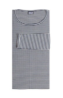NØRGAARD PÅ STRØGET T-SHIRT, NAVY/ECRY SMAL