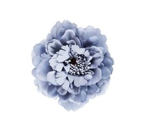 BLACK COLOUR BROCHE, JULITA PIN LT. BLUE