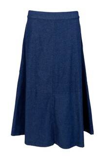 BLACK COLOUR NEDERDEL, JANE DENIM BLUE