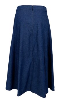 BLACK COLOUR NEDERDEL, JANE DENIM BLUE