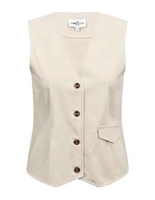 GLOBAL FUNK VEST, REYNIA-G ECRU