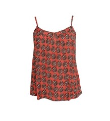 BLACK COLOUR TOP, LUNA NATIVE CORAL