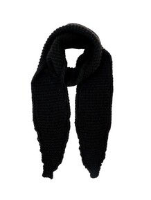 BLACK COLOUR TØRKLÆDE, SALLY KNITTED MINI BLACK