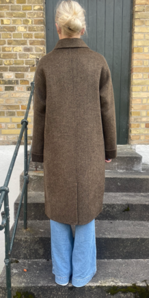 MOS MOSH FRAKKE, LUCCA BARKLEY WOOL BRUN