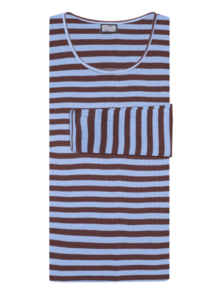 NØRGAARD PÅ STRØGET T-SHIRT, 101 BROADWAY BROWN/LIGHT BLUE