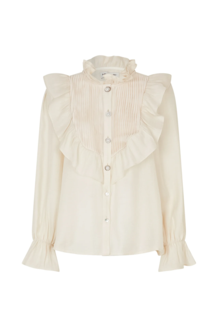LOLLYS LAUNDRY SKJORTE, SPRINGS CREME